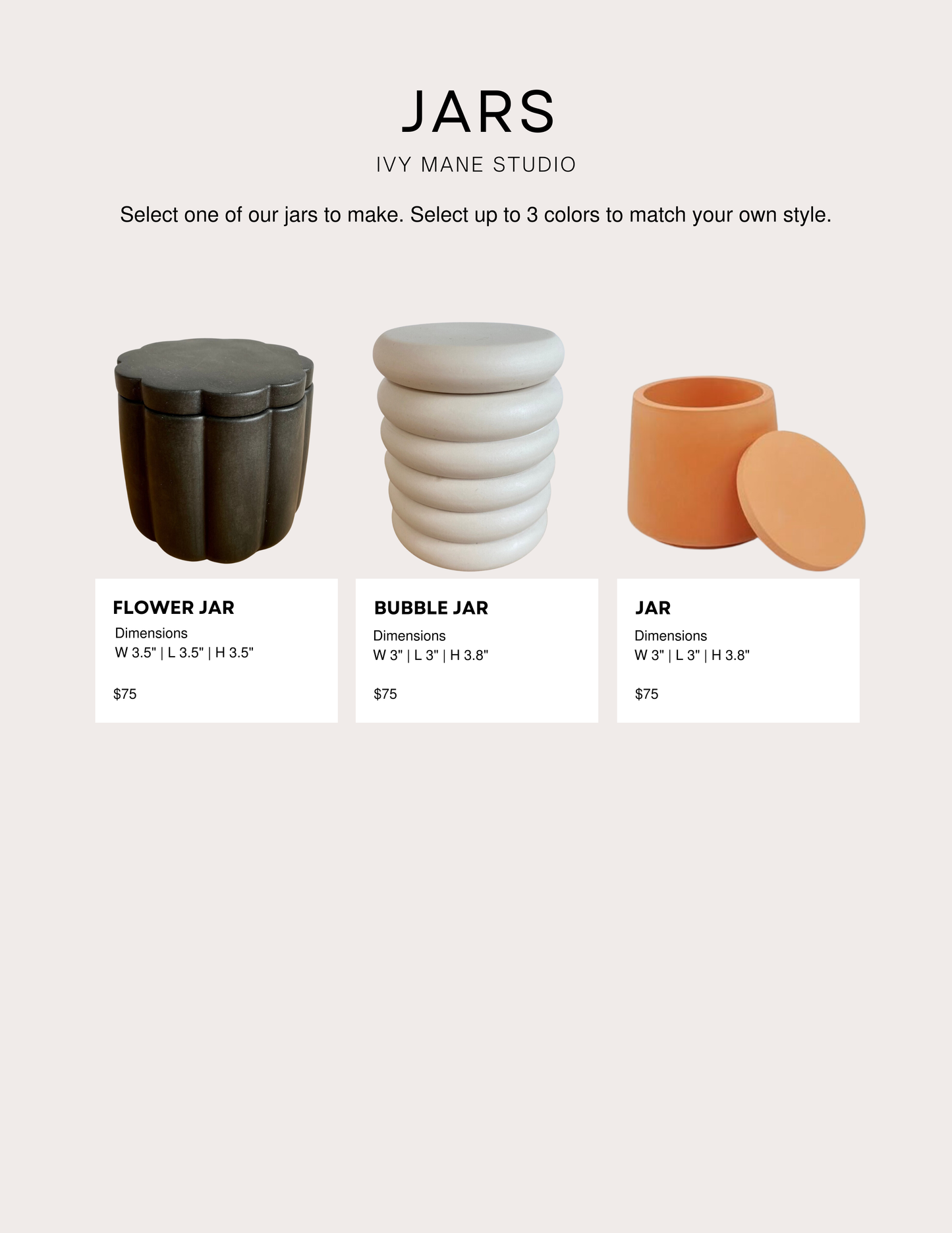 Choose Your Own - Pottery Painting