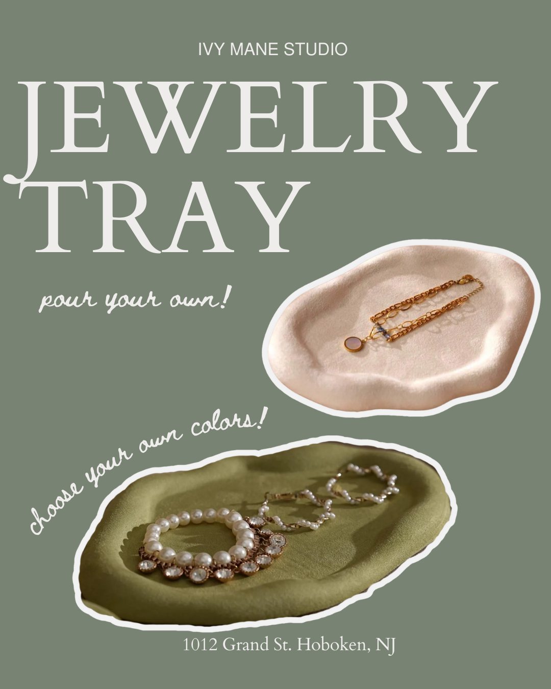 Concrete Pouring - Jewelry Tray