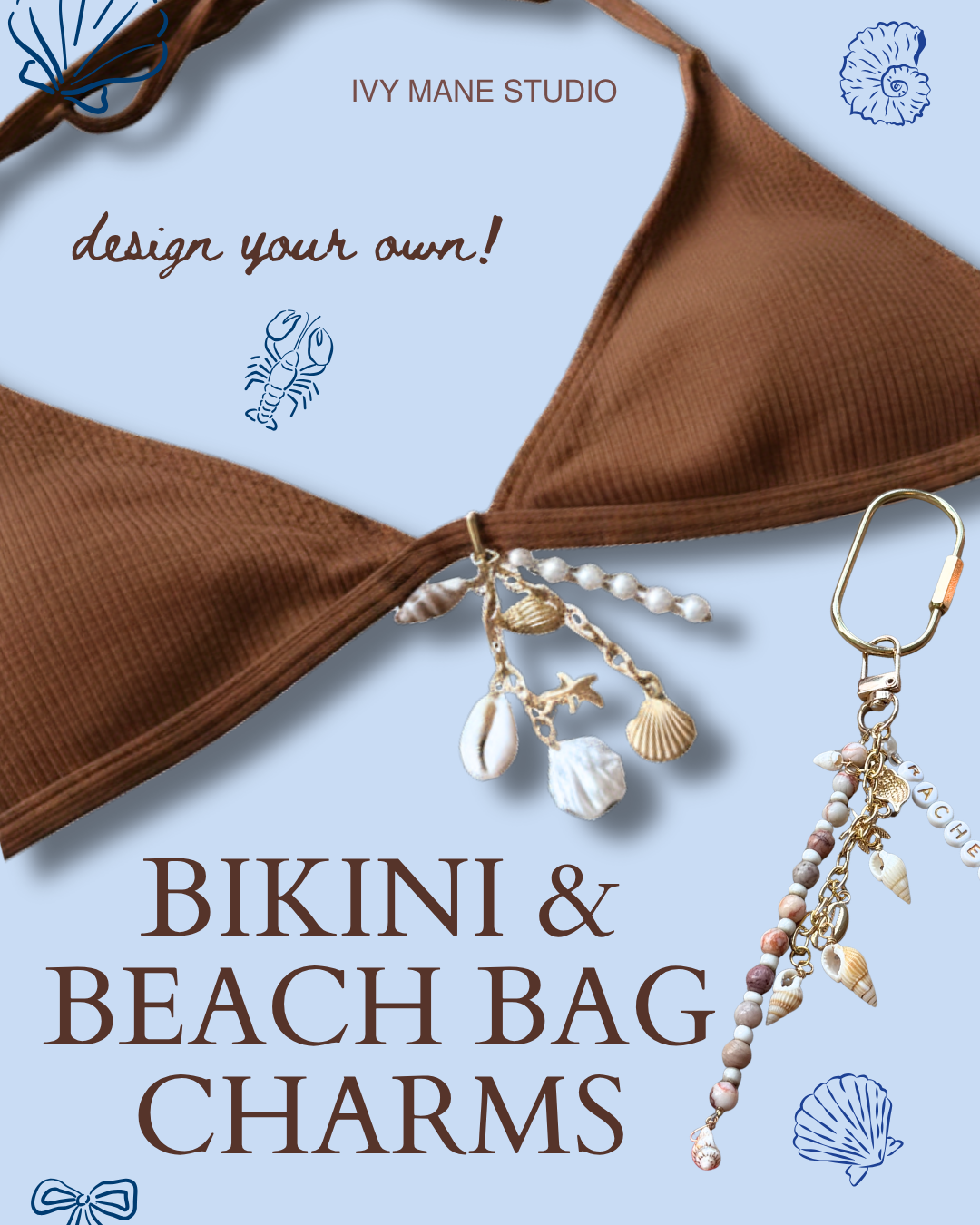 Bikini & Beach Bag Charm - Make Your Own