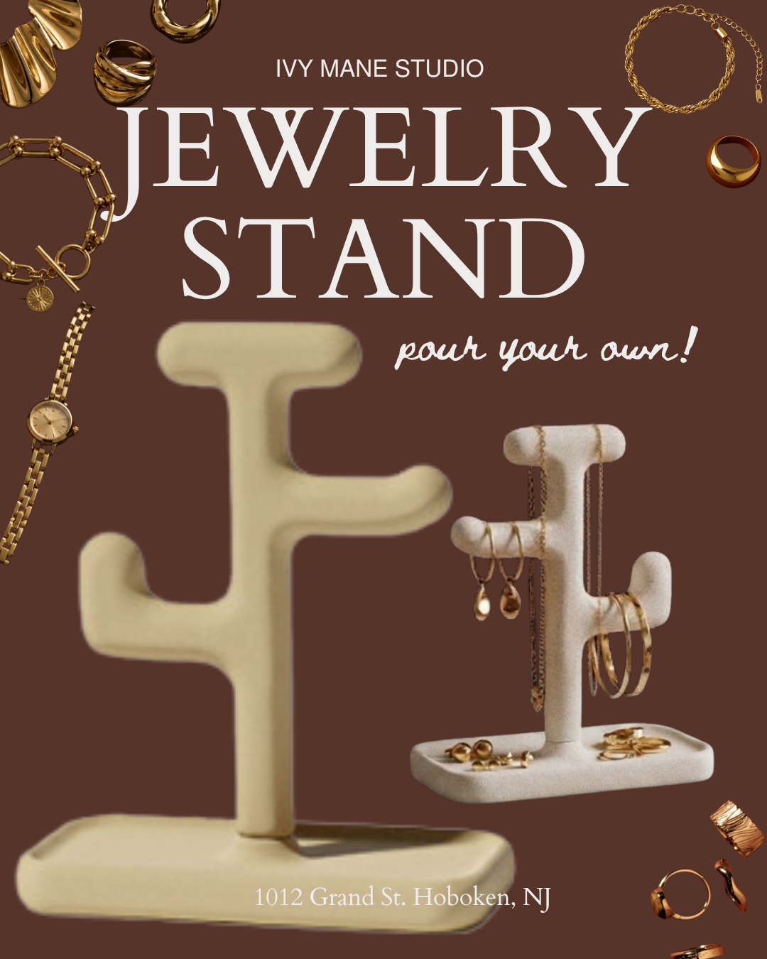 Concrete Pouring - Jewelry Stand