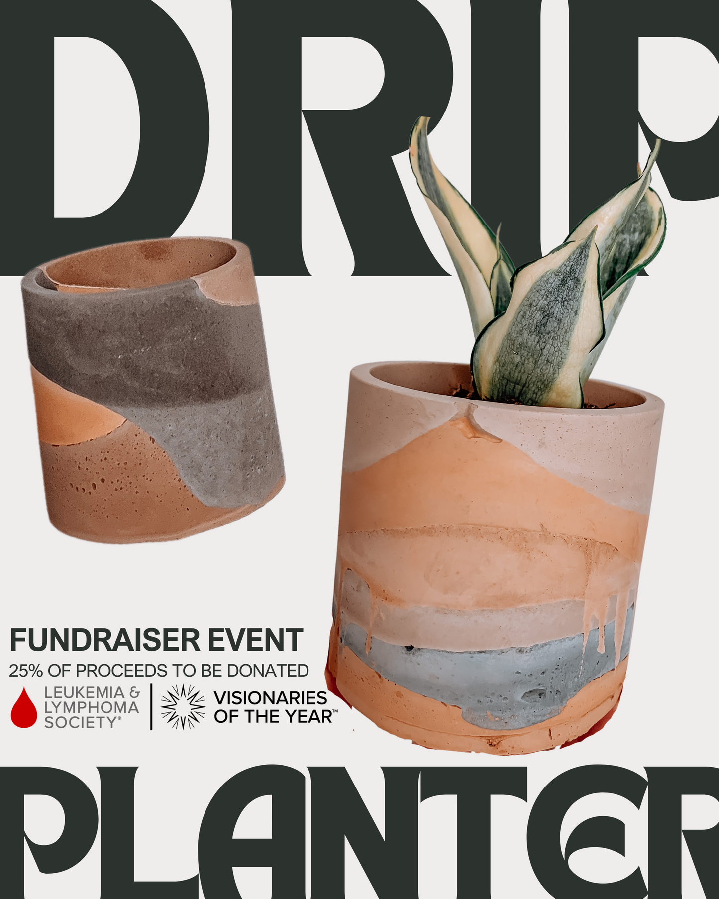 Sip & Pour Workshop Fundraiser - Drip Planter