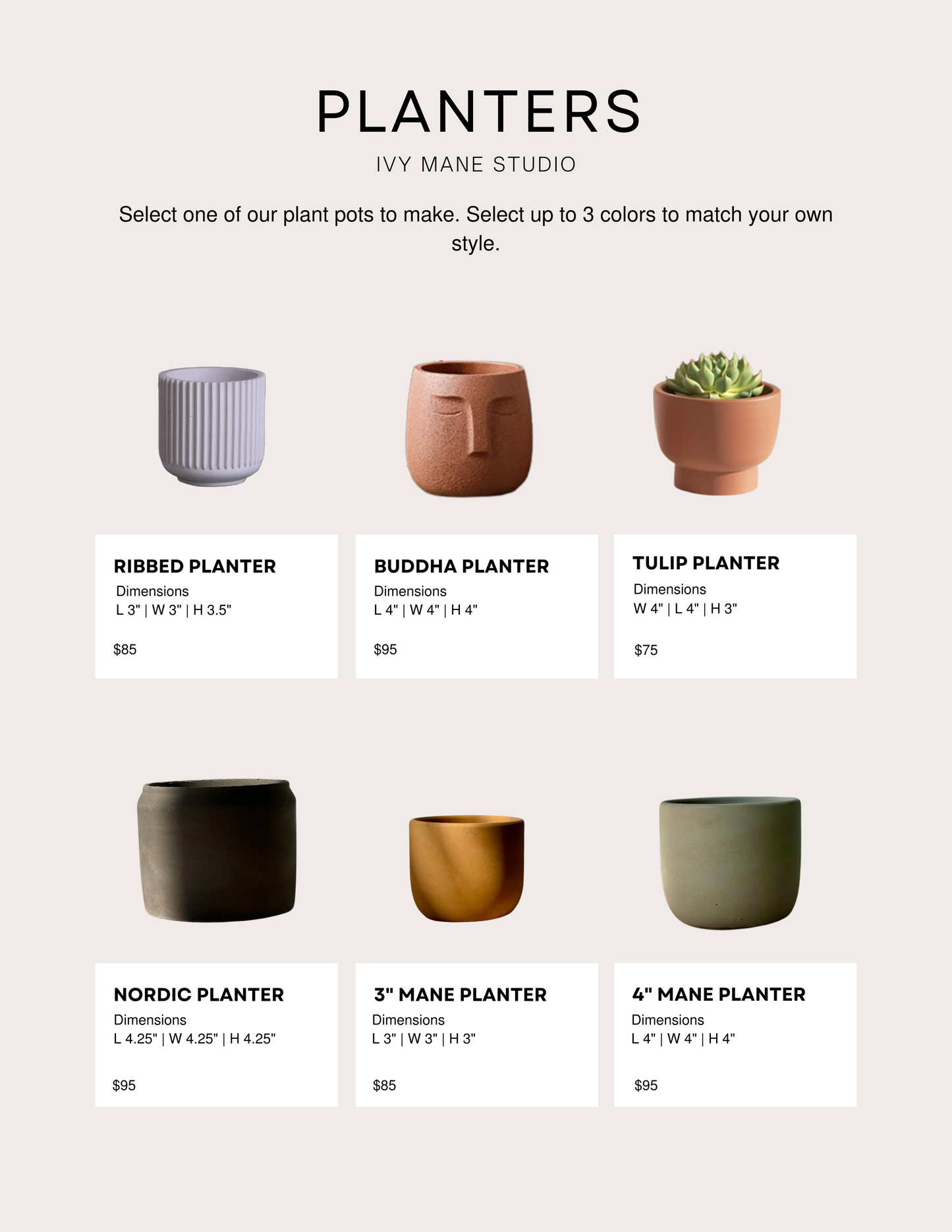 Choose Your Own - Pottery Painting