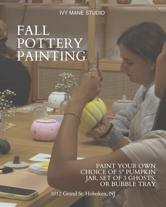 Pottery Painting Workshop - Pumpkin Painting