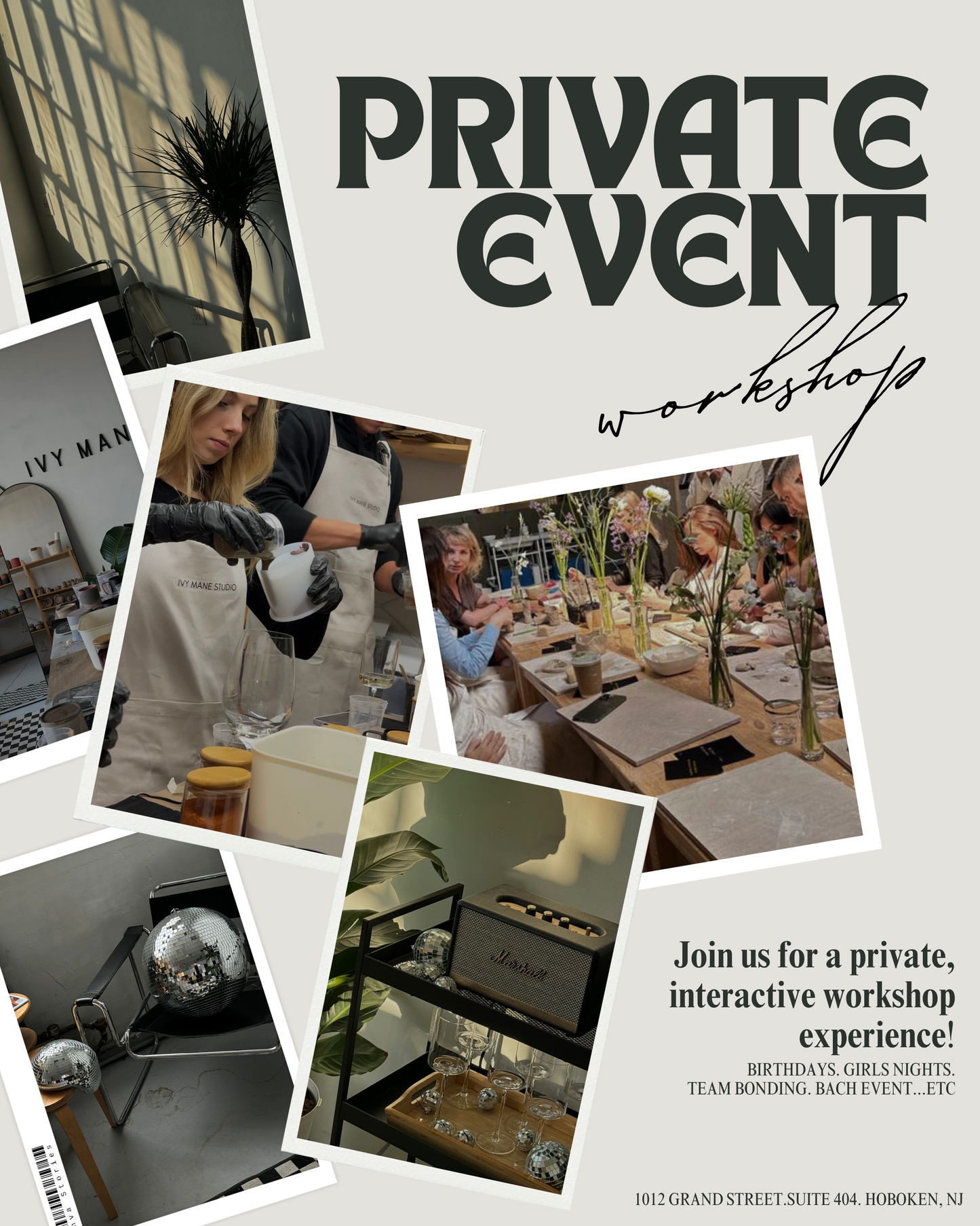 Copy of Sip & Pour Workshop - Private Event - 12 Guests