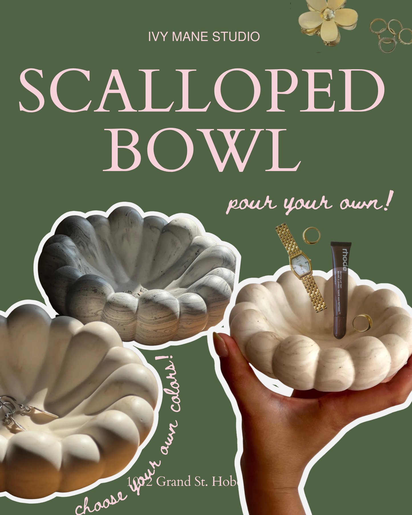 Concrete Pouring - Scalloped Bowl - 3/21, 3/22, 3/28