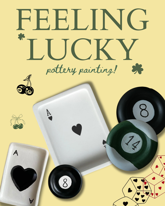 Feeling Lucky - Pottery Painting 3/5