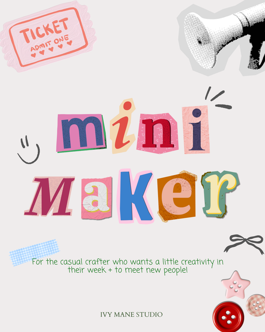 Craft Club - The Mini Maker
