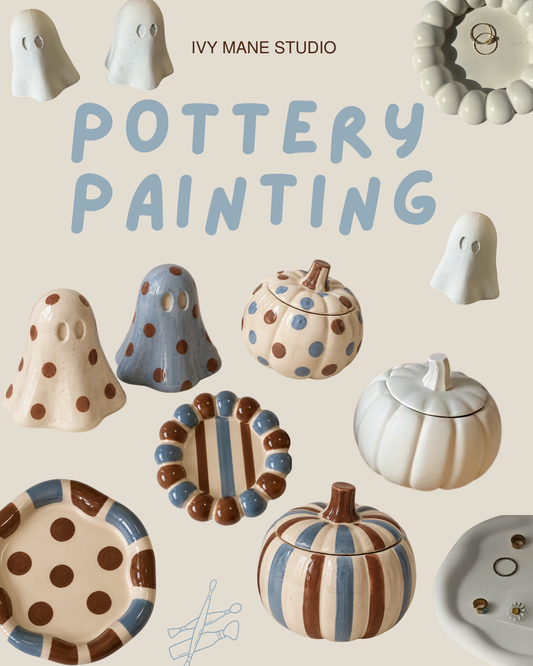 Pottery Painting Workshop - Pumpkin Painting