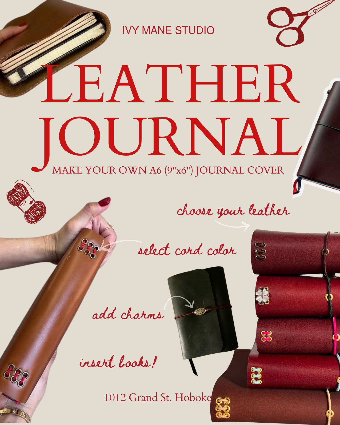 Make Your Own - Leather Journal Cover - 1/17