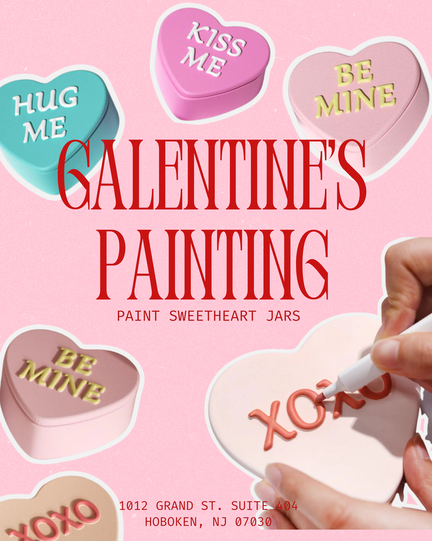 Pottery Painting Workshop - Galentine's Day