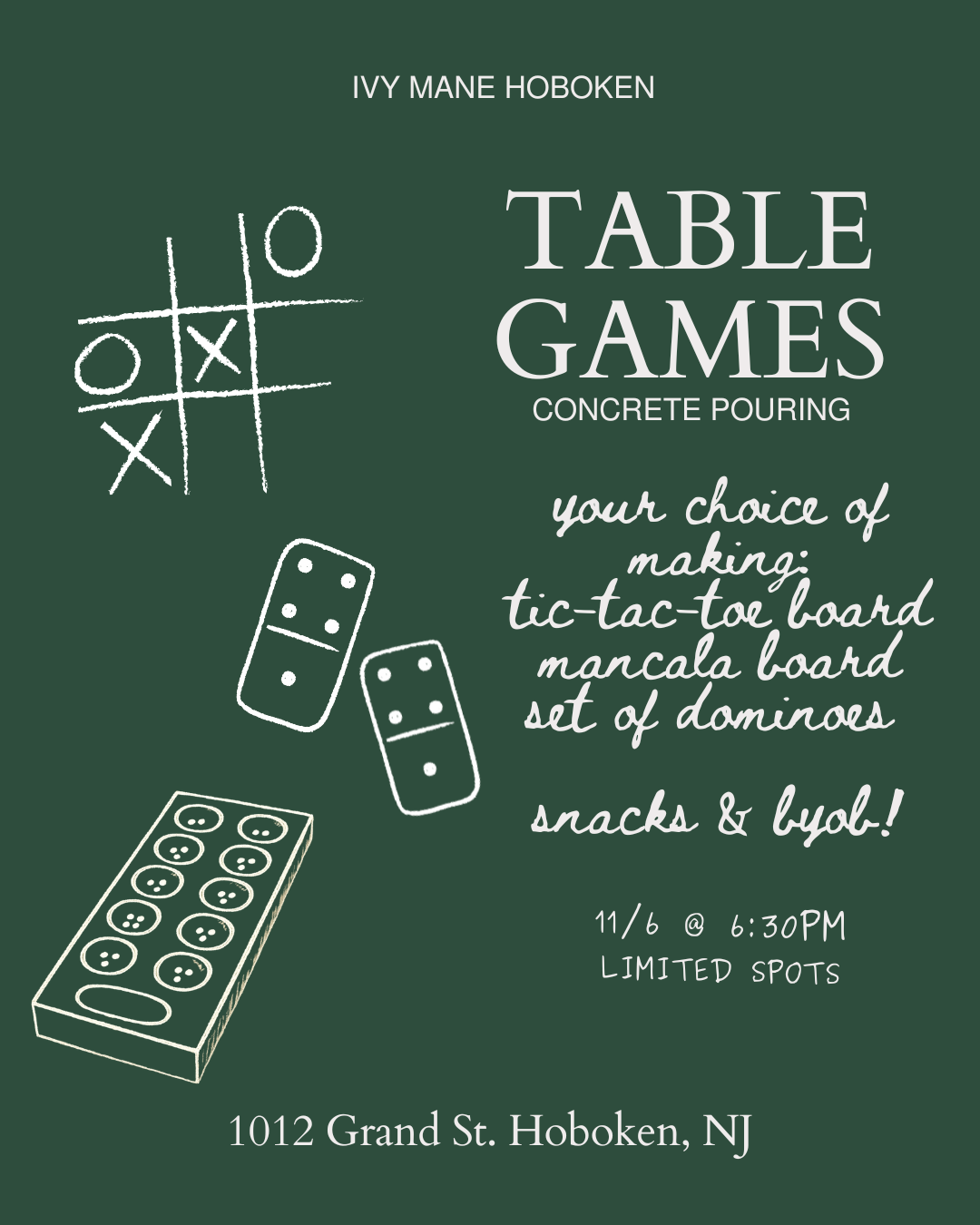 Concrete Pouring - Table Games